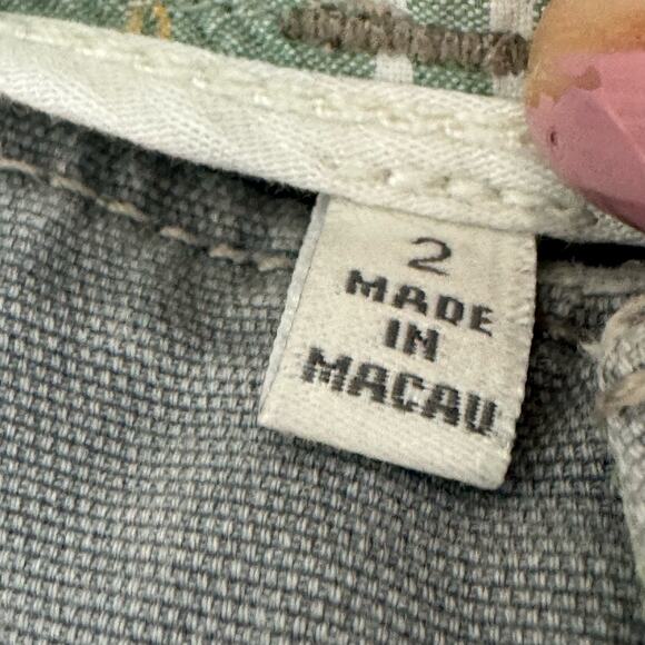 Abercrombie & Fitch Low Rise Grey/Blue Flared Jeans - 2 - Picture 3 of 10